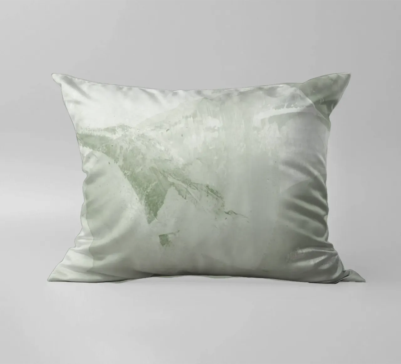 Pennellate di verde 6 cuscino da NouveauPrints