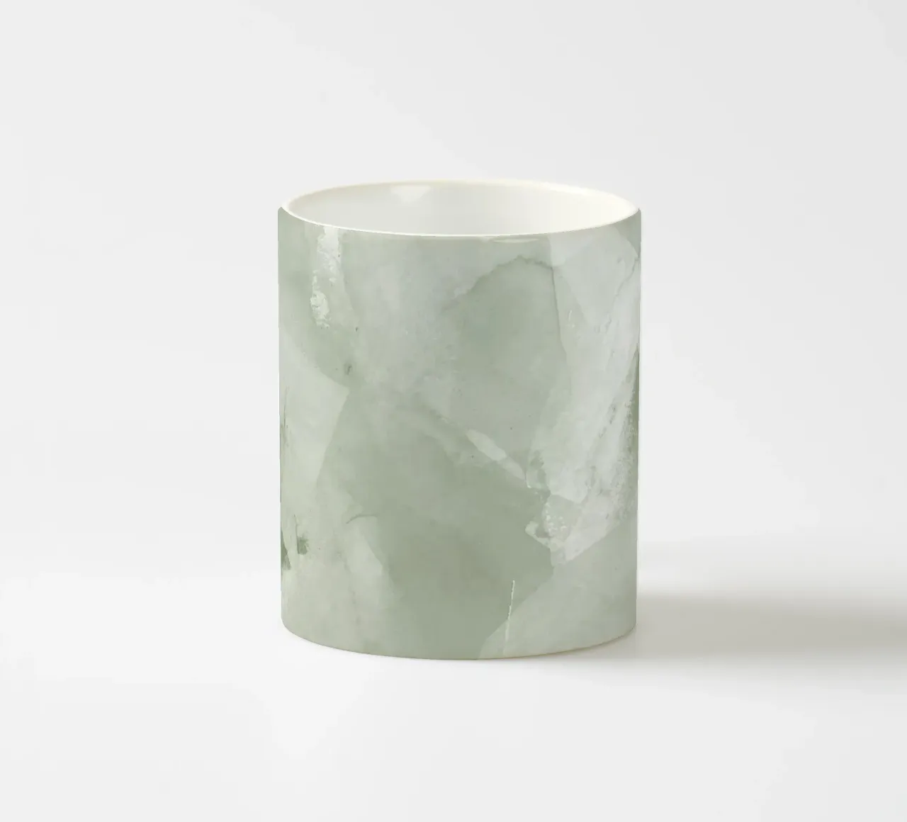 Pennellate di verde 6 tazza in ceramica da NouveauPrints