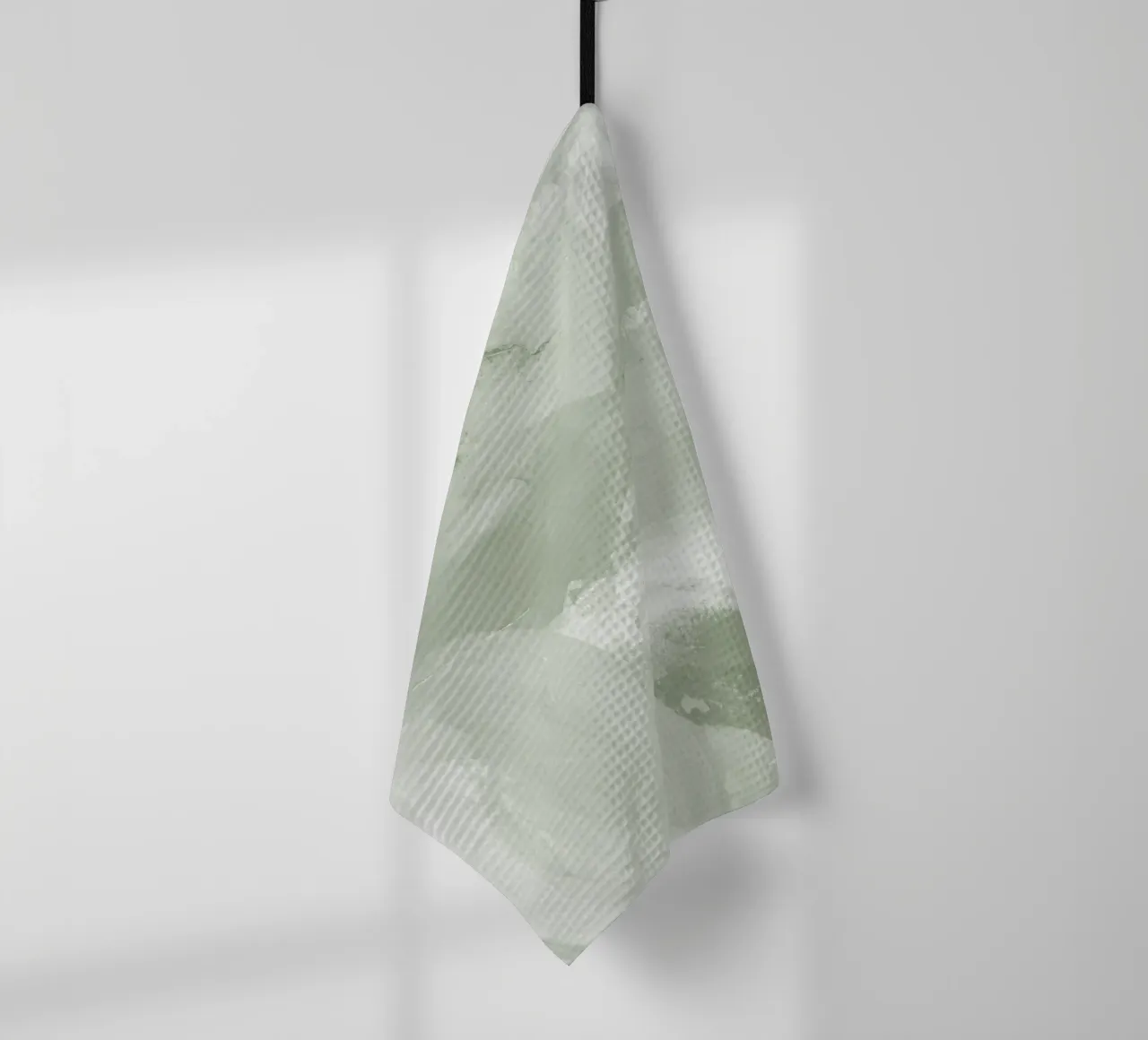Pennellate di verde 6 canovaccio da cucina da NouveauPrints