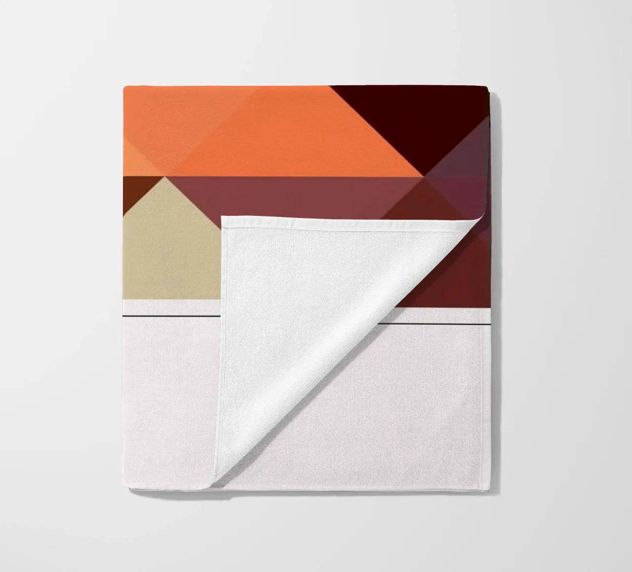 Bauhaus Triangle Grid - Geometric Abstract Modern Art Print toalla de playa de NorwesClub