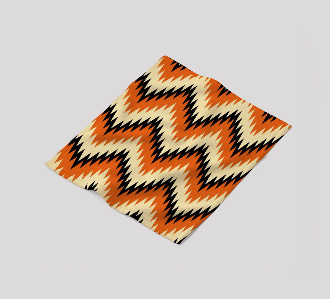 Zigzag Chevron Pattern - Arte murale moderna di design astratto coperta in pile da NorwesClub