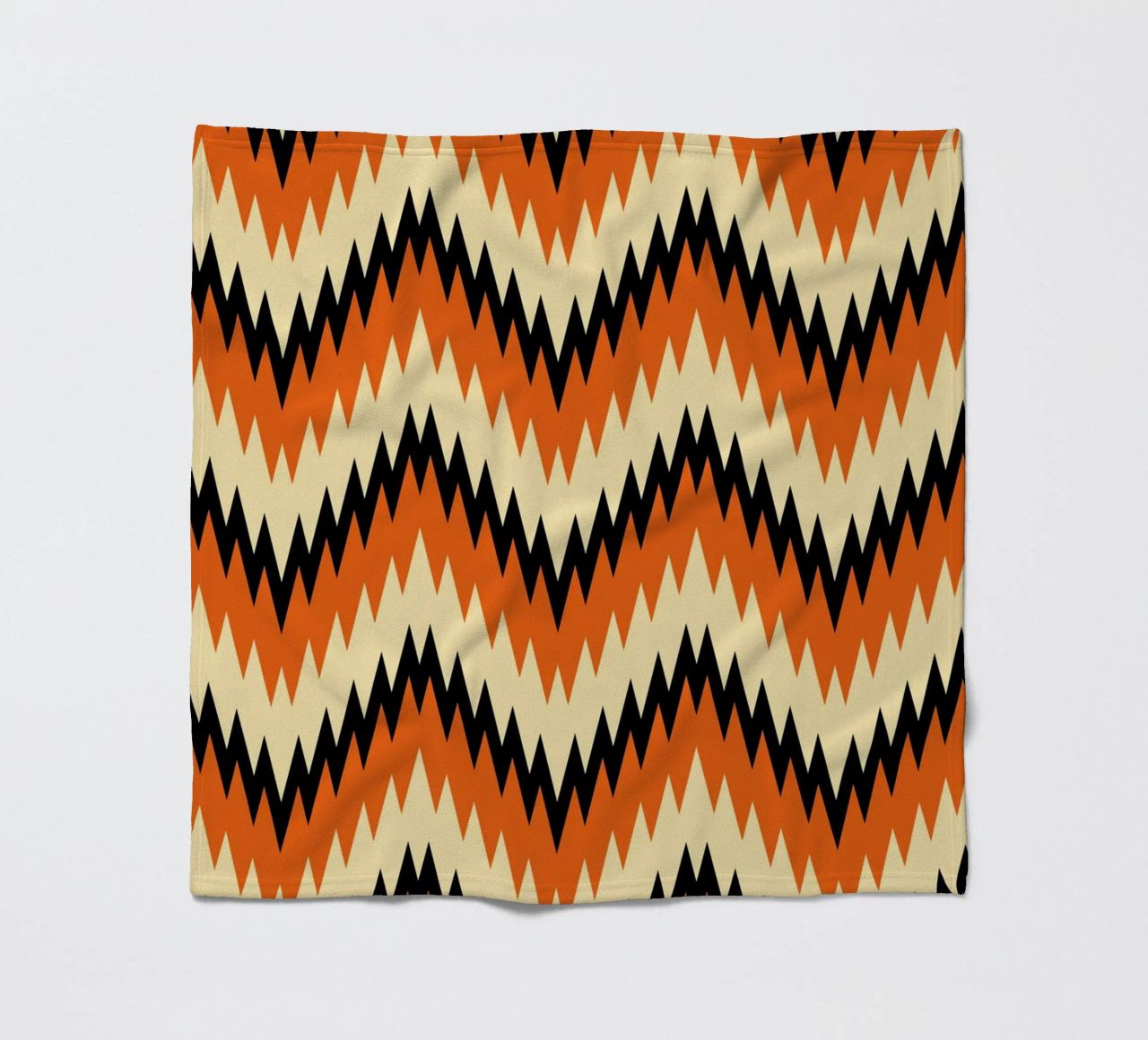 Zigzag Chevron Pattern - Arte murale moderna di design astratto coperta in pile da NorwesClub