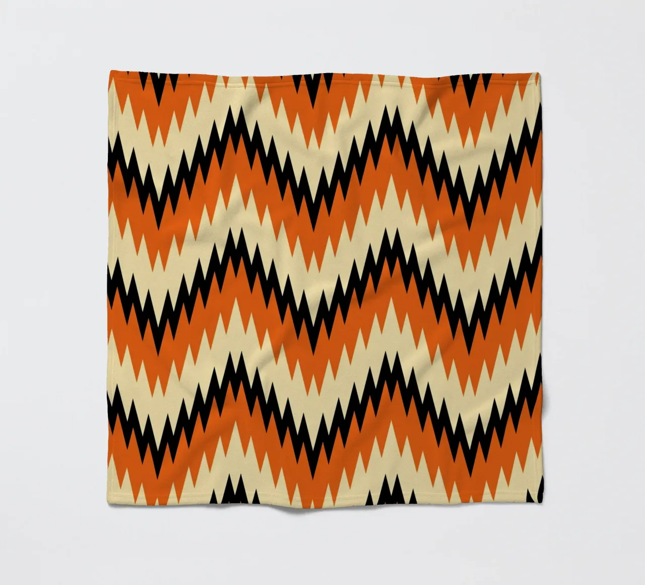 Zigzag Chevron Pattern - Modern Abstract Design Wall Art fleece blanket by NorwesClub