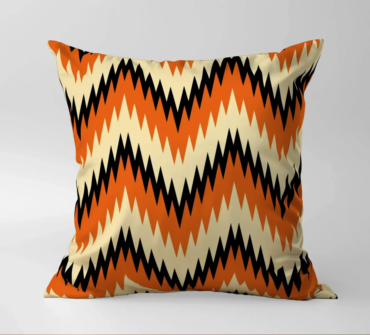 Zigzag Chevron Pattern - Arte murale moderna di design astratto cuscino da NorwesClub