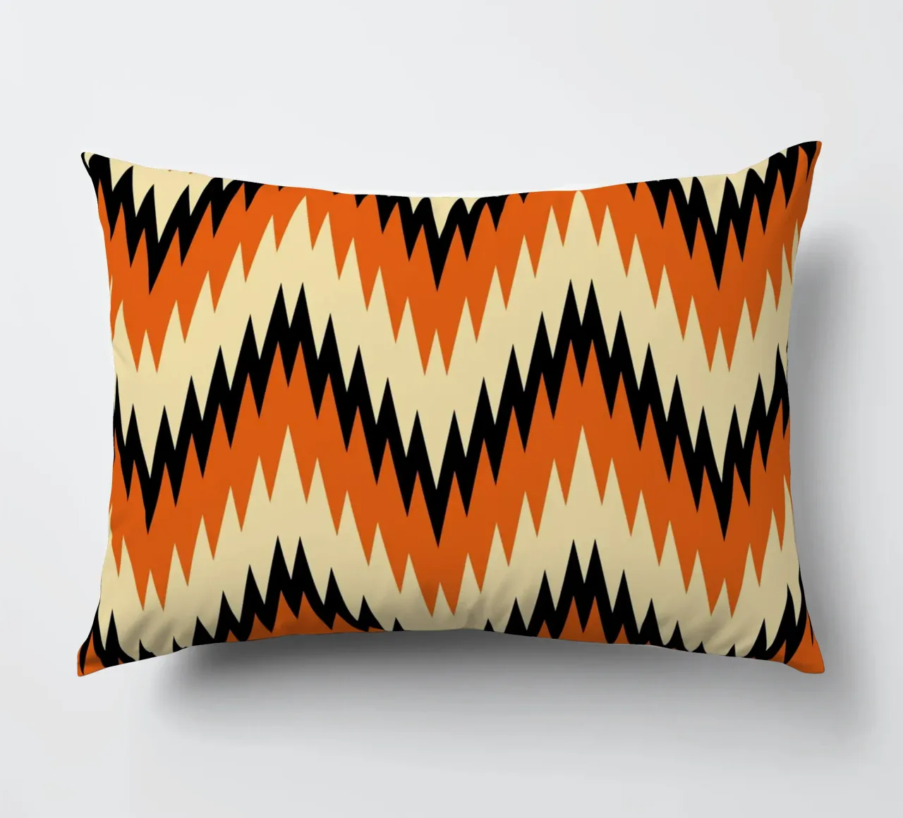 Zigzag Chevron Pattern - Arte murale moderna di design astratto cuscino da NorwesClub