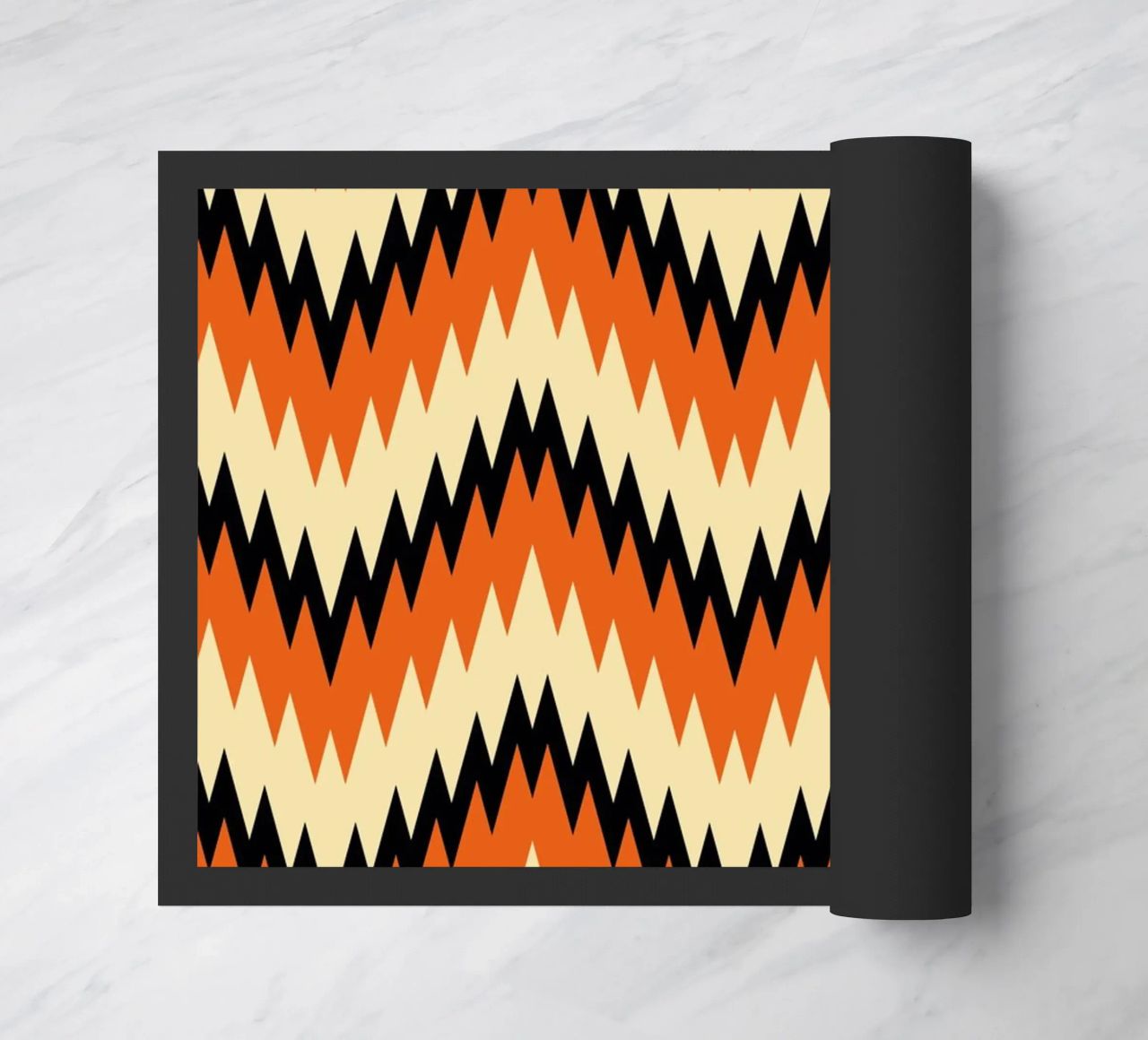 Zigzag Chevron Pattern - Modern Abstract Design Wall Art felpudo de NorwesClub