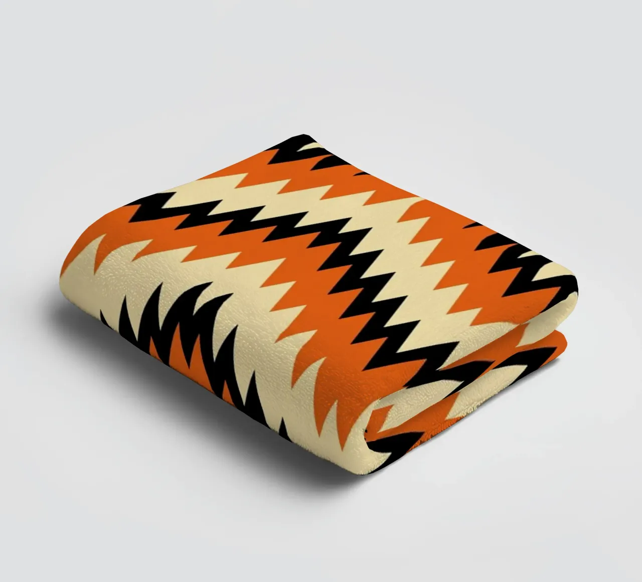 Zigzag Chevron Pattern - Modern Abstract Design Wall Art towel by NorwesClub
