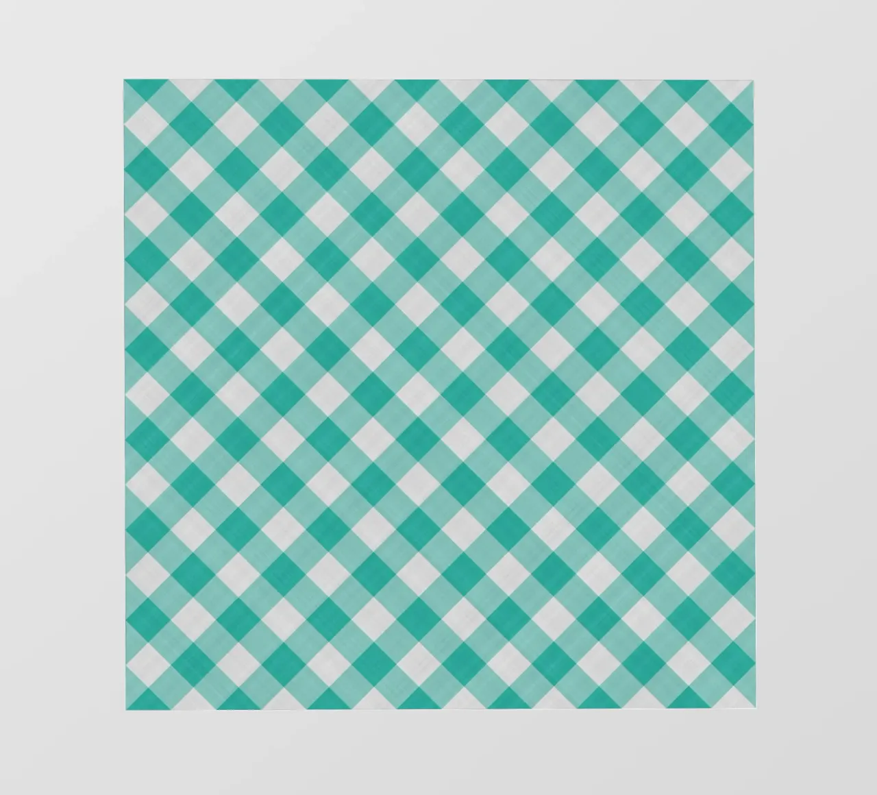 Gingham in acqua pellicola backlit da Happy Littles