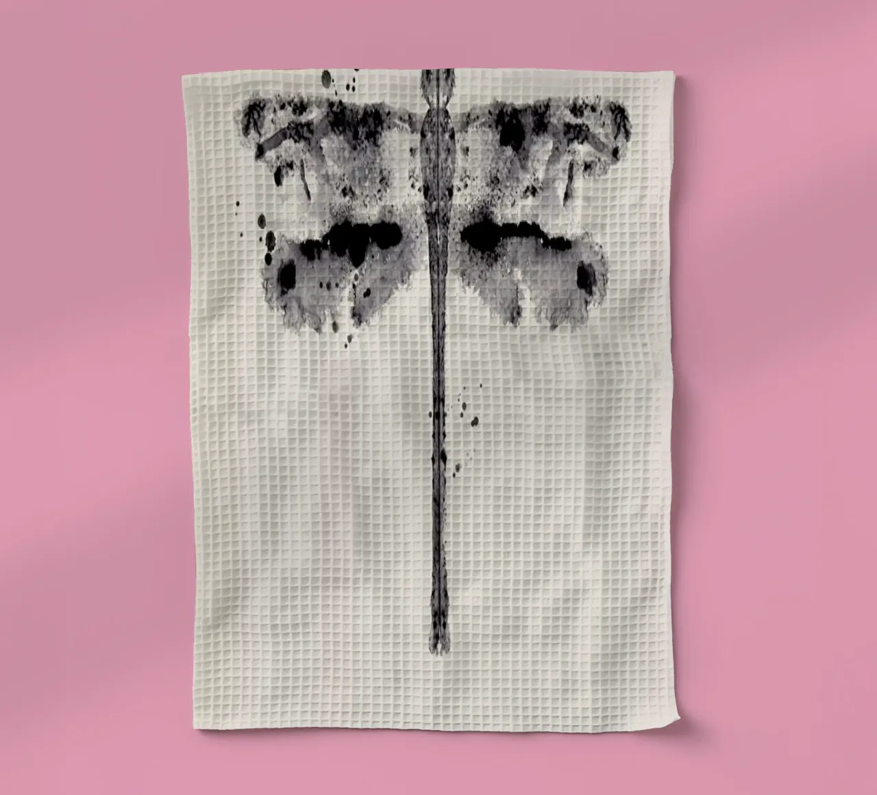 Ink Dragonfly Black & White canovaccio da cucina da Flora & Fauna