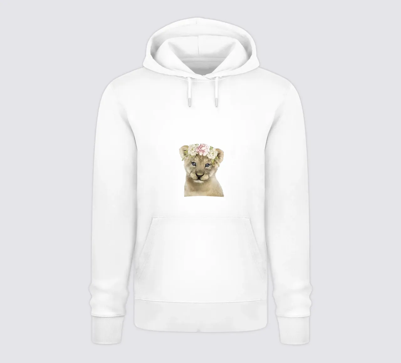 Floral Baby Lion hoodie van Lila x Lola