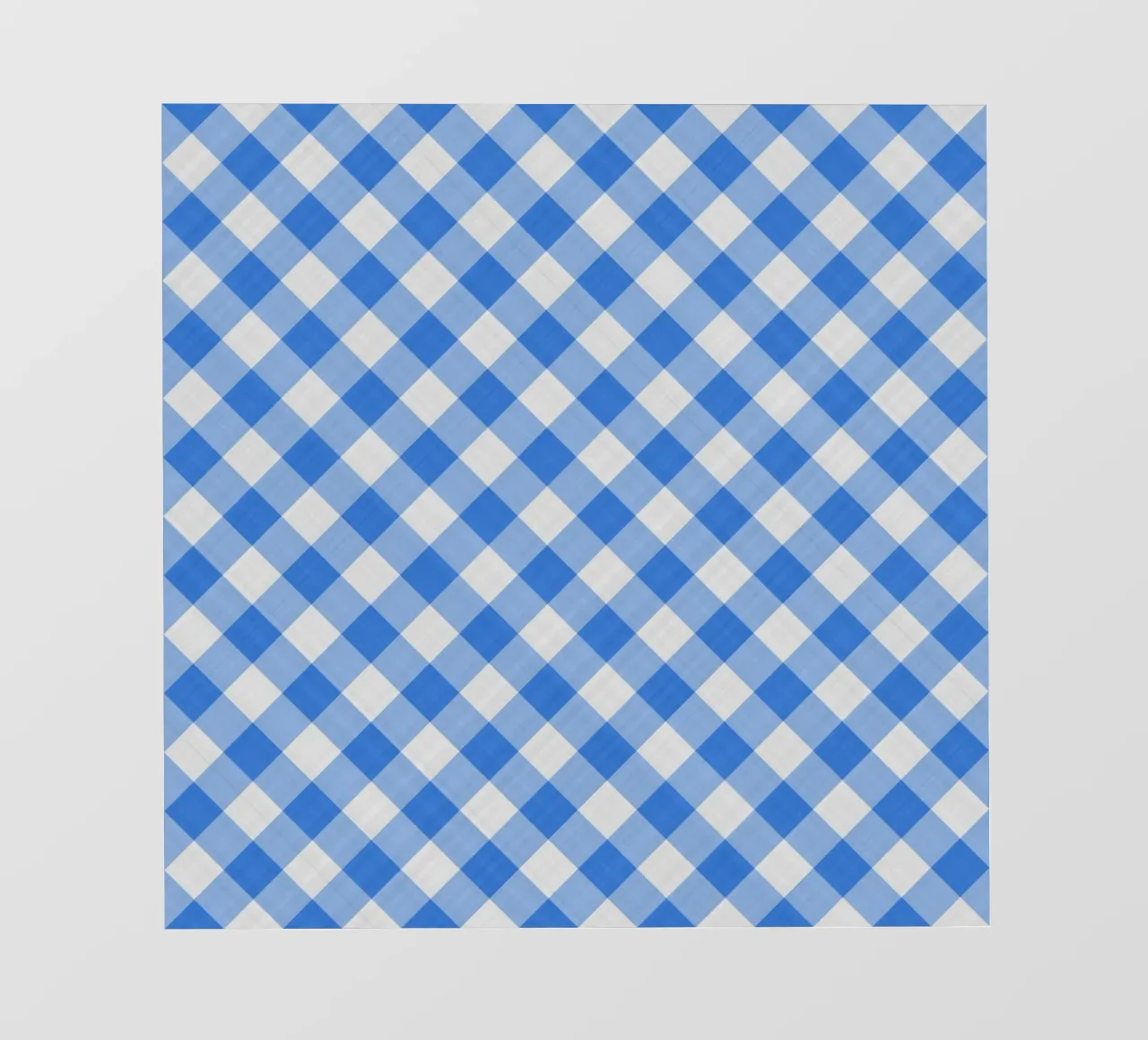 Gingham in blu pellicola backlit da Happy Littles