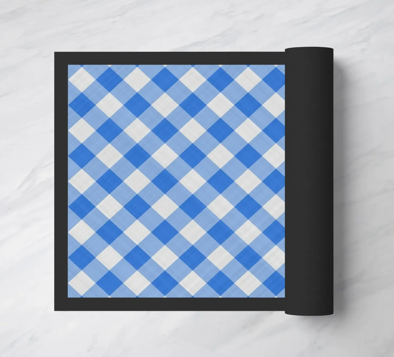 Gingham in blu zerbino da Happy Littles