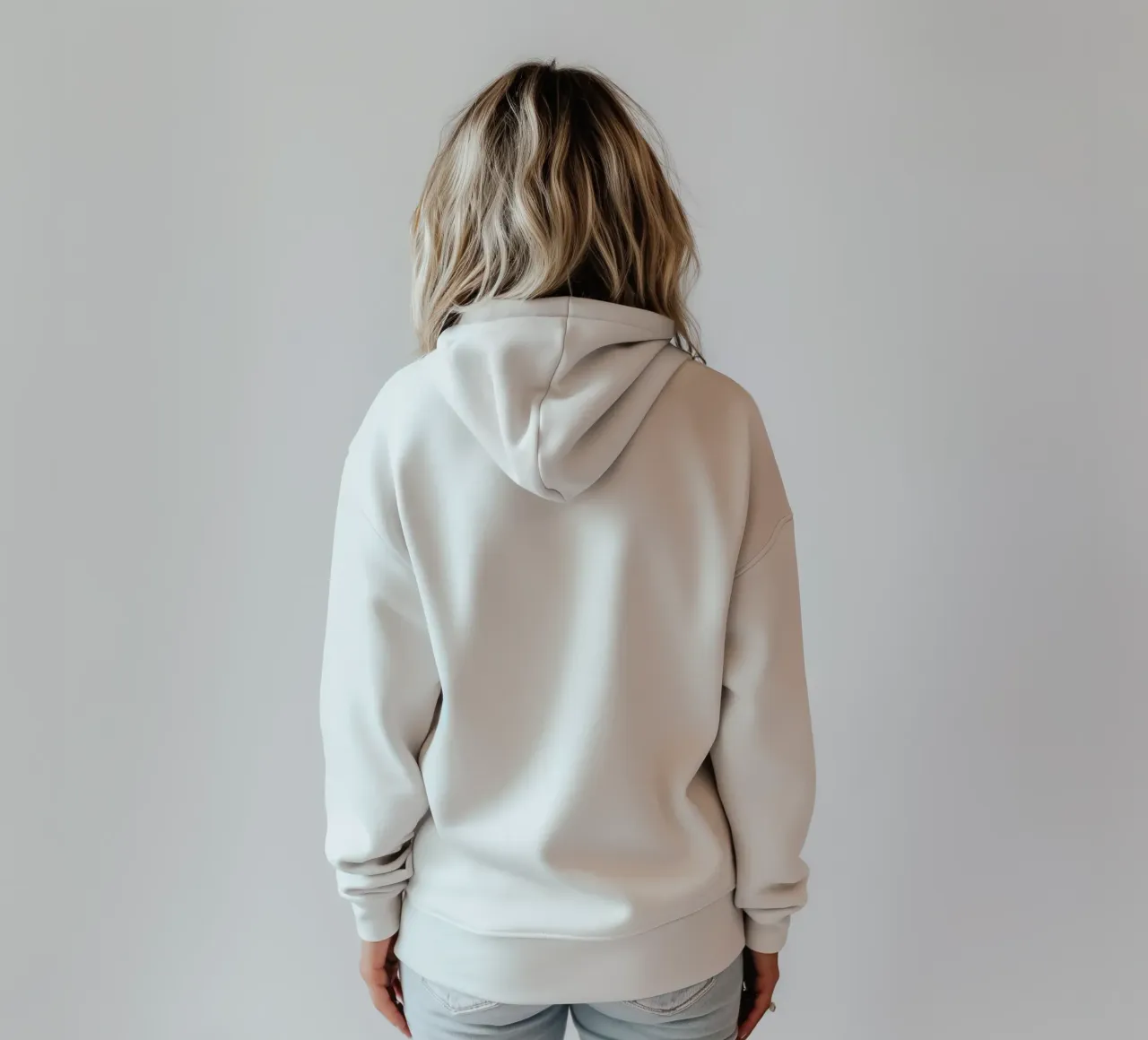 Gingham in Hellviolett Groß Hoodie von Happy Littles