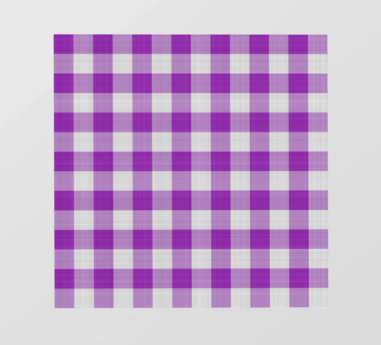 Gingham in viola chiaro grande telo in pvc da Happy Littles
