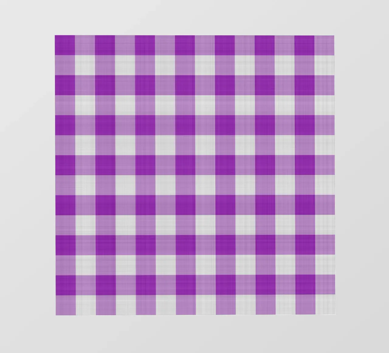 Gingham in Hellviolett Groß PVC Plane von Happy Littles
