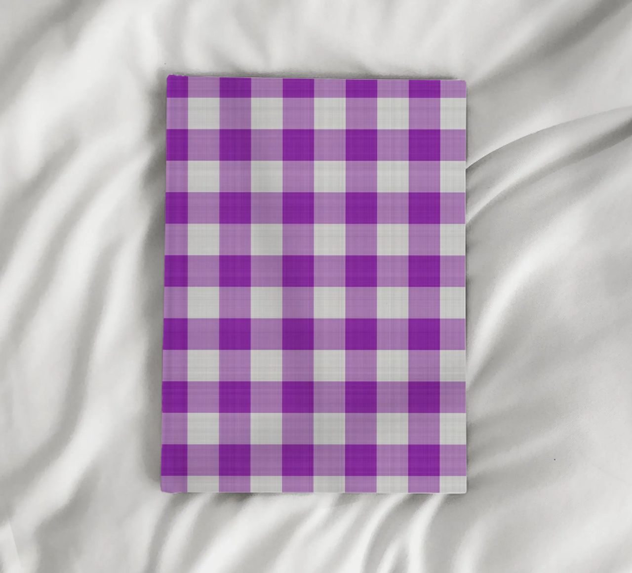 Gingham in viola chiaro grande diario da Happy Littles