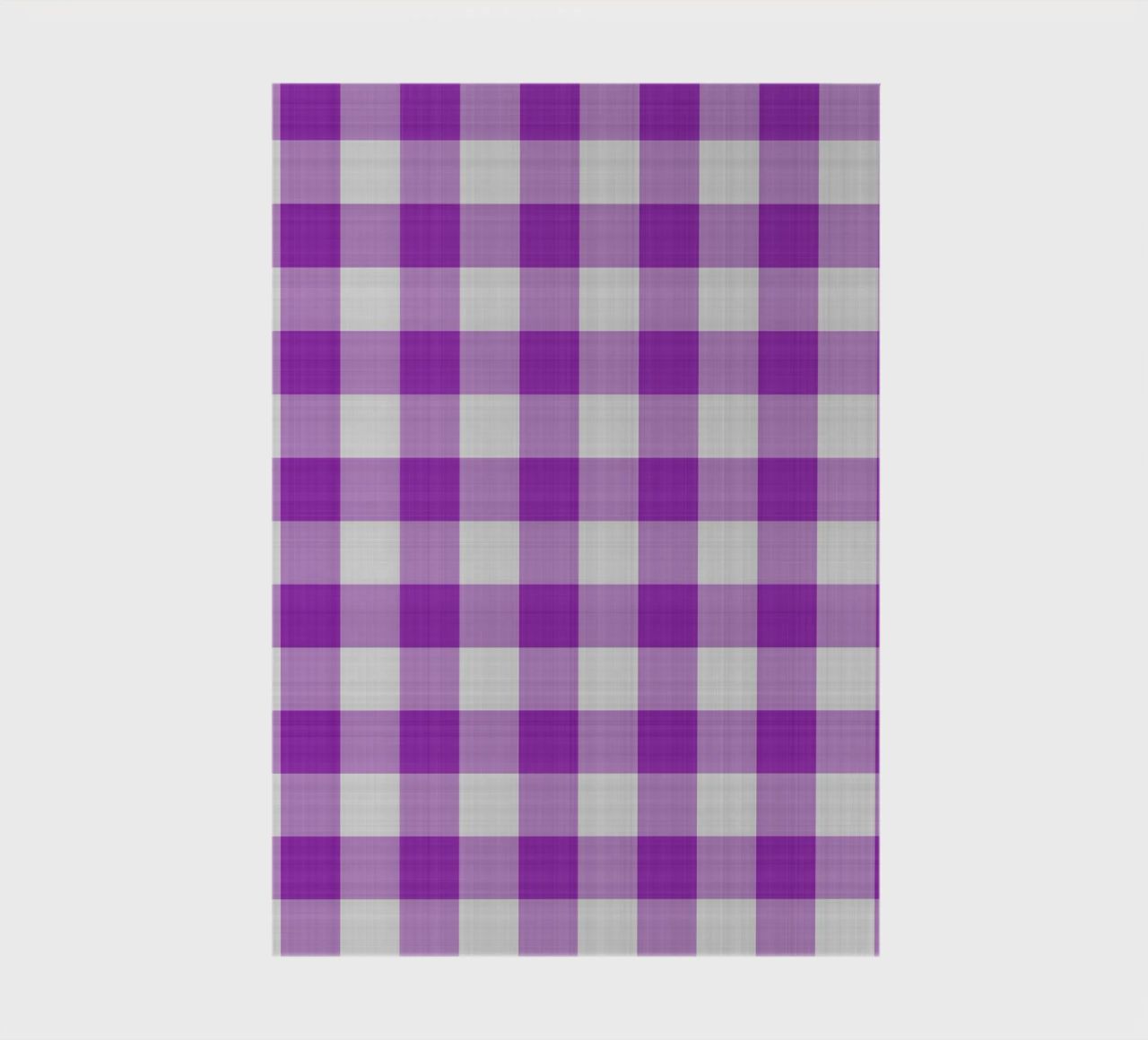 Gingham in viola chiaro grande diario da Happy Littles