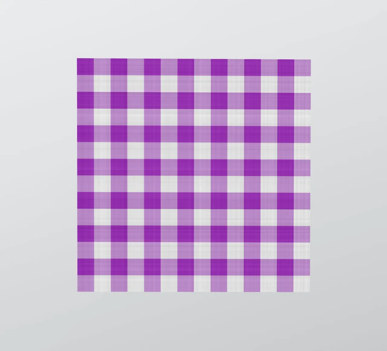 Gingham in viola chiaro grande adesivo da Happy Littles
