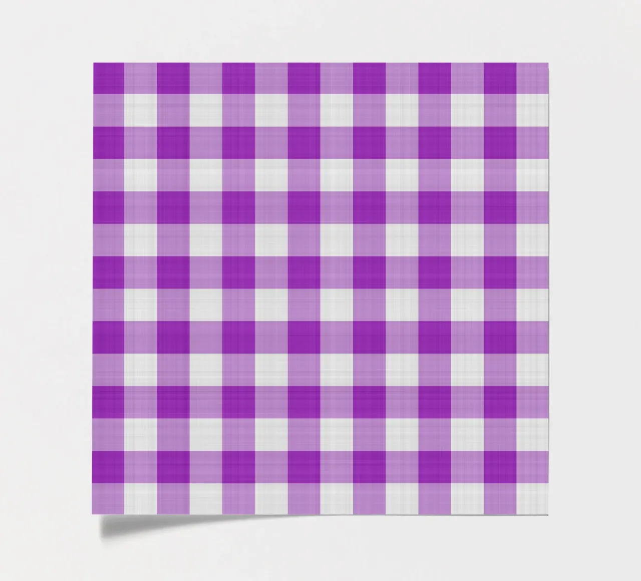 Gingham in viola chiaro grande foglio adesivo da Happy Littles