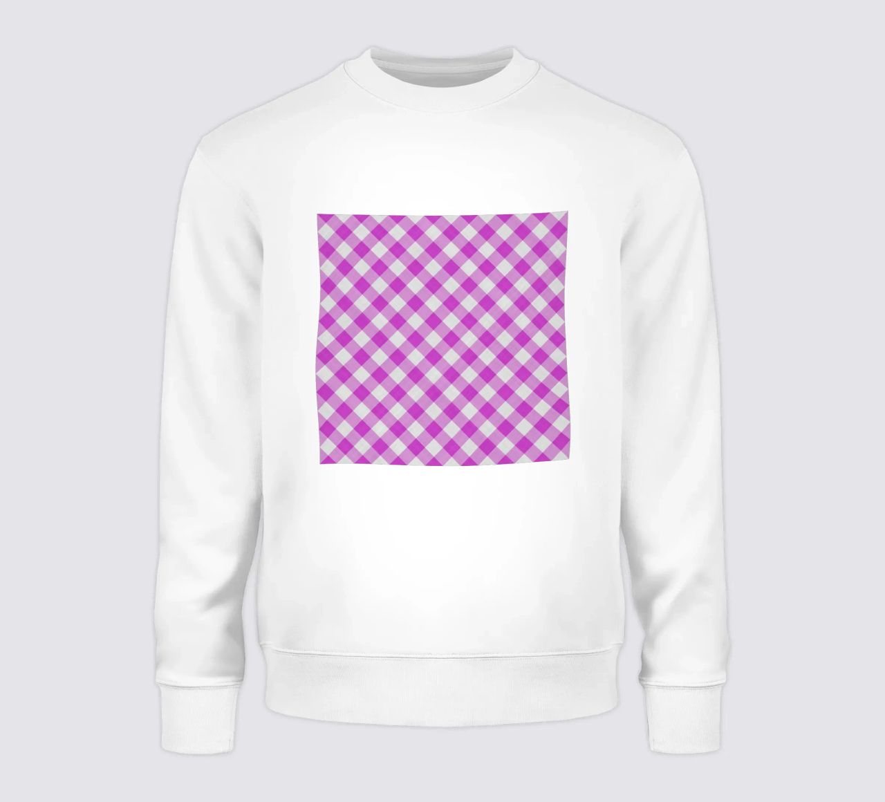 Gingham in fucsia felpa da Happy Littles