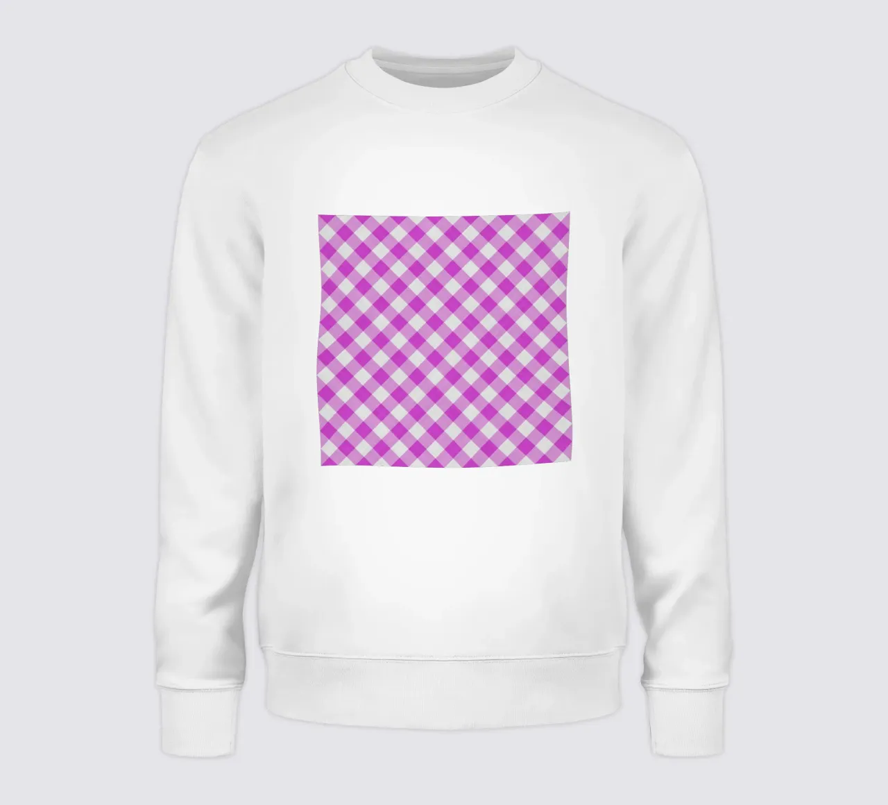 Gingham in fucsia felpa da Happy Littles