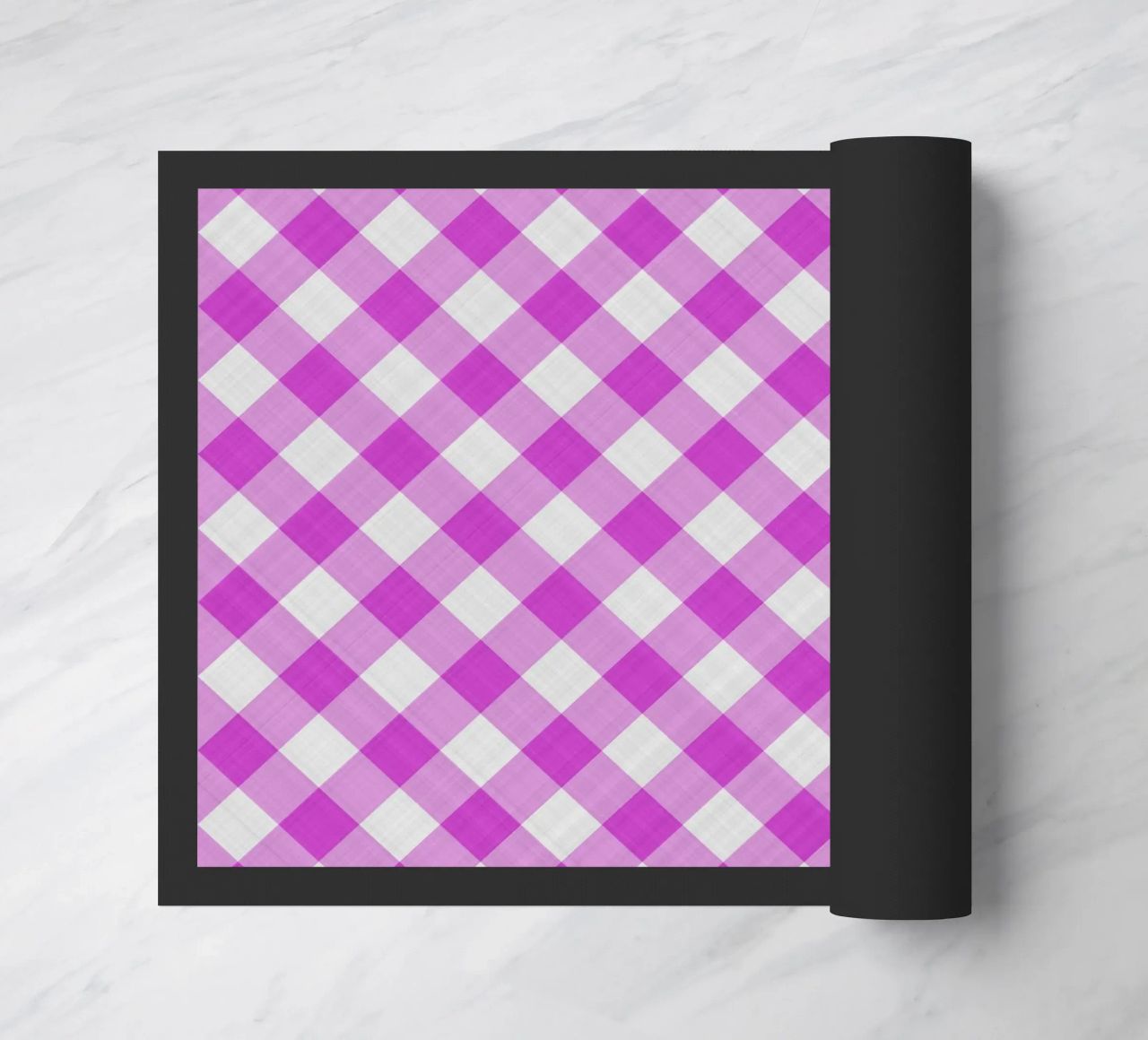 Gingham in fucsia zerbino da Happy Littles