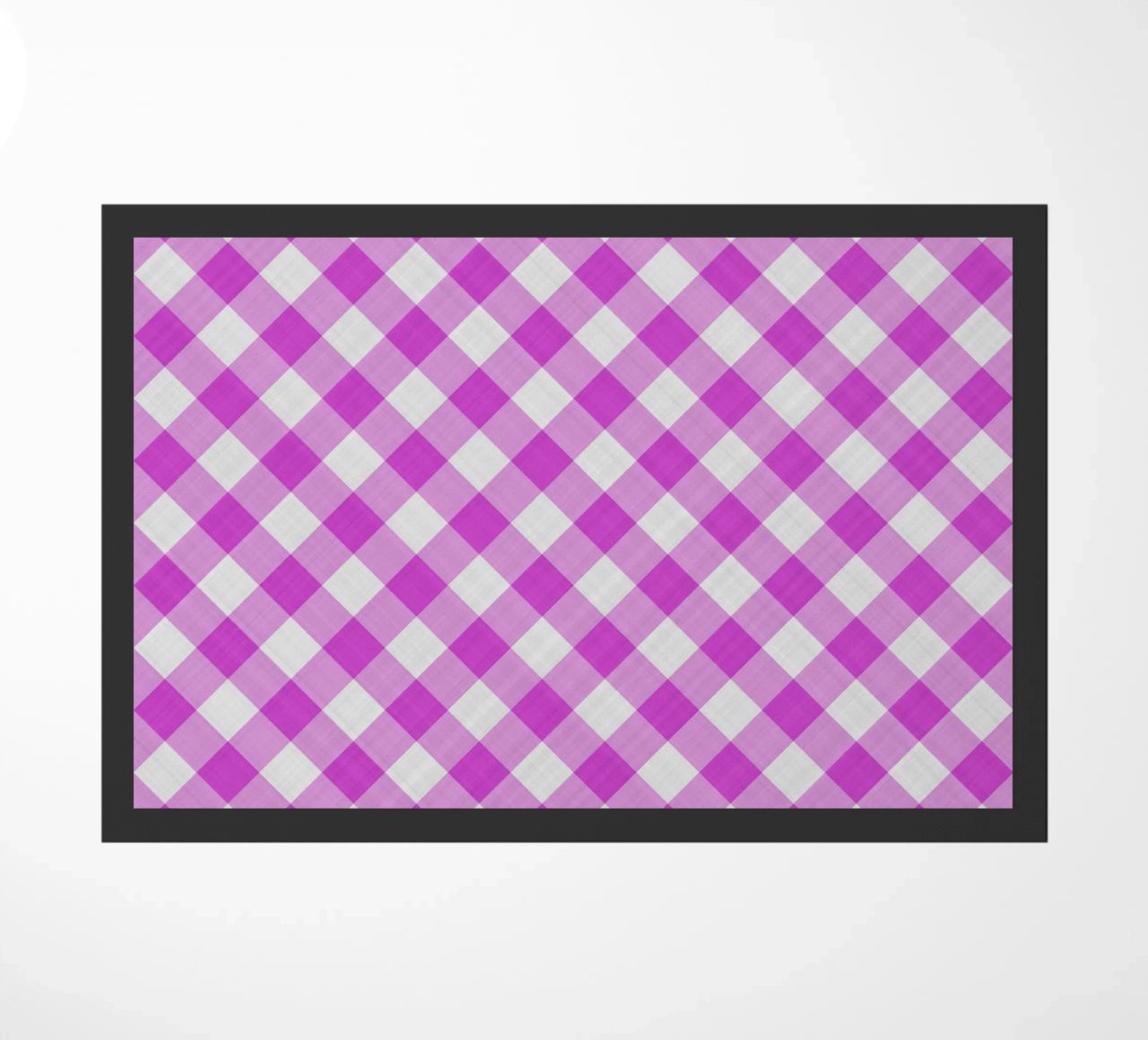 Gingham in fucsia zerbino da Happy Littles