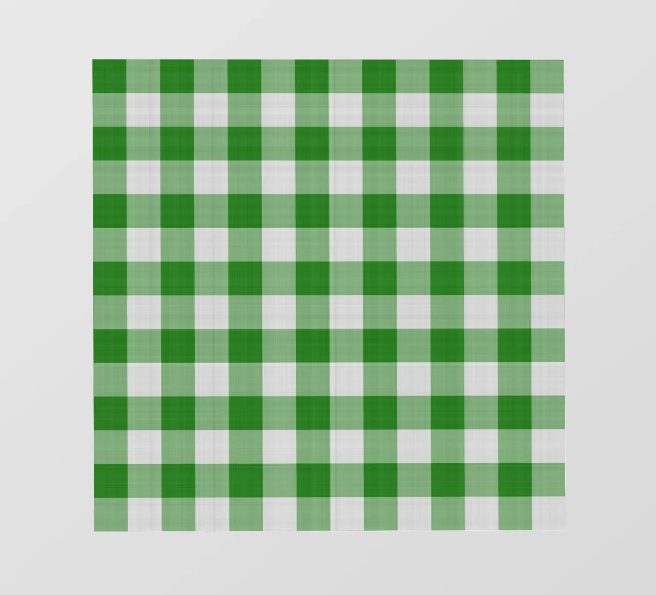 Gingham in verde grande telo in pvc da Happy Littles