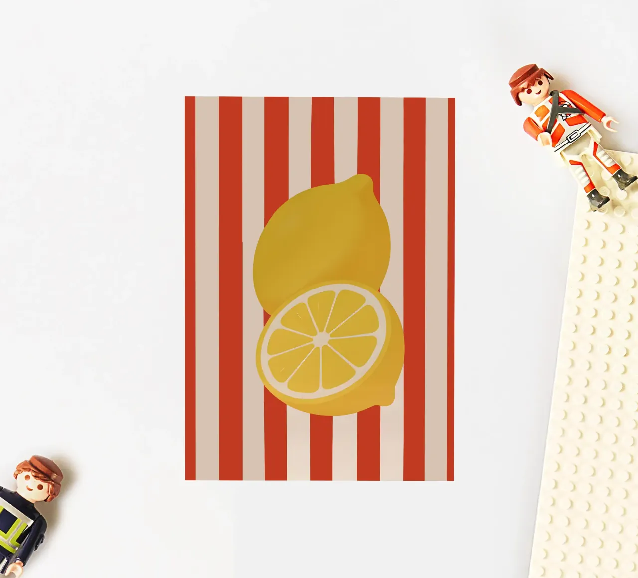 Zitrone Pop Art Sticker von Attaboy Dsgn