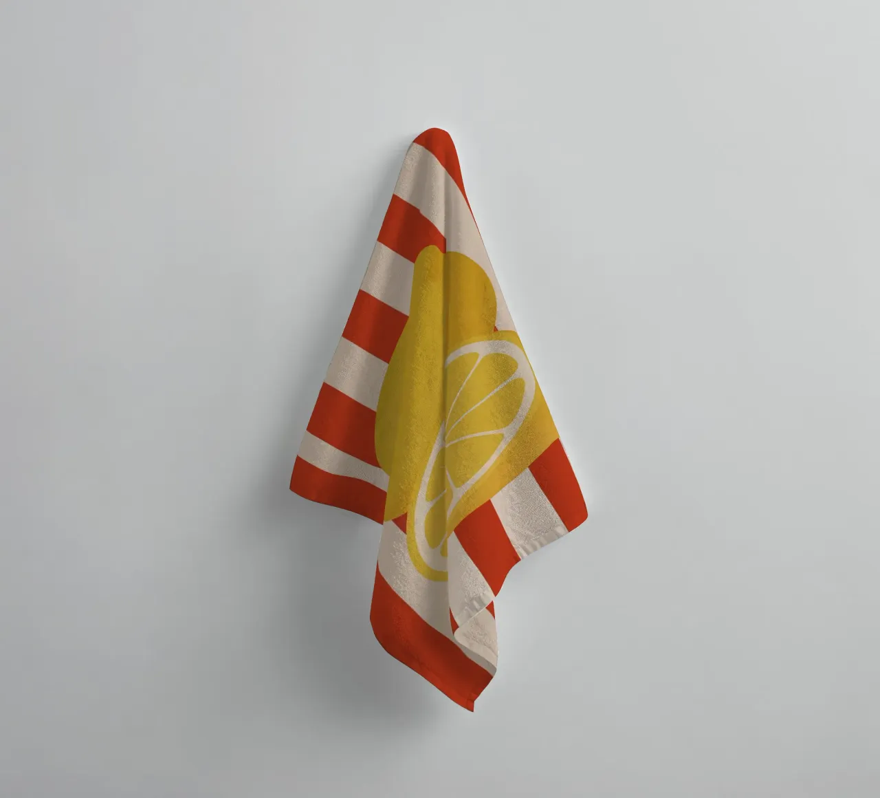Zitrone Pop Art Handtuch von Attaboy Dsgn