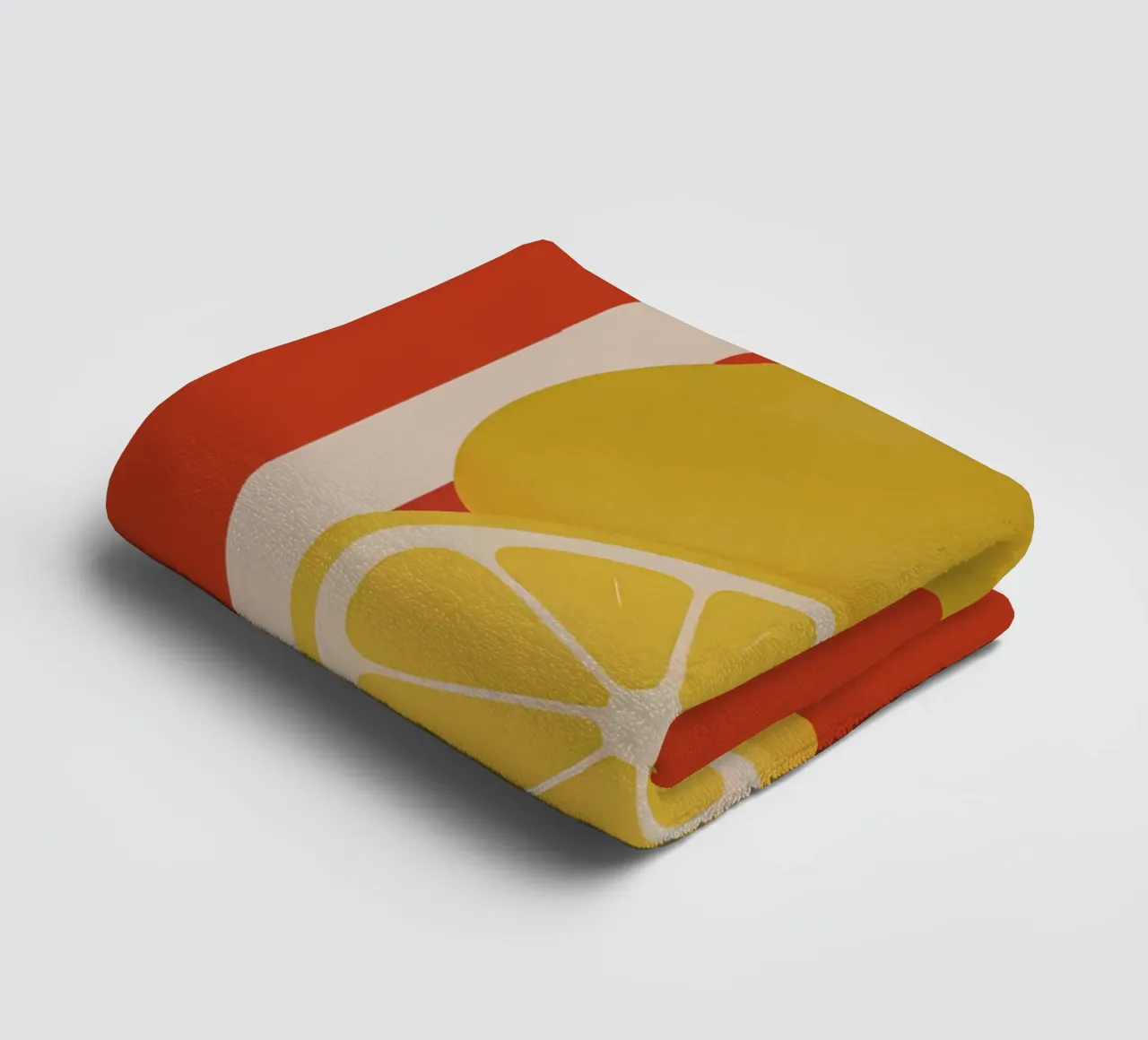Zitrone Pop Art Handtuch von Attaboy Dsgn