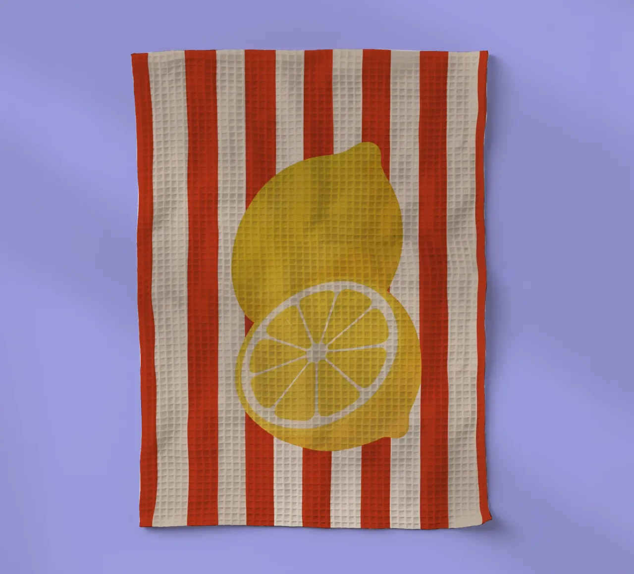 Zitrone Pop Art Geschirrtuch von Attaboy Dsgn