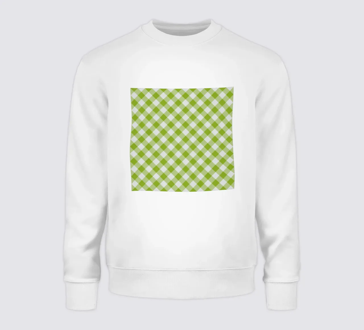 Gingham in verde felpa da Happy Littles