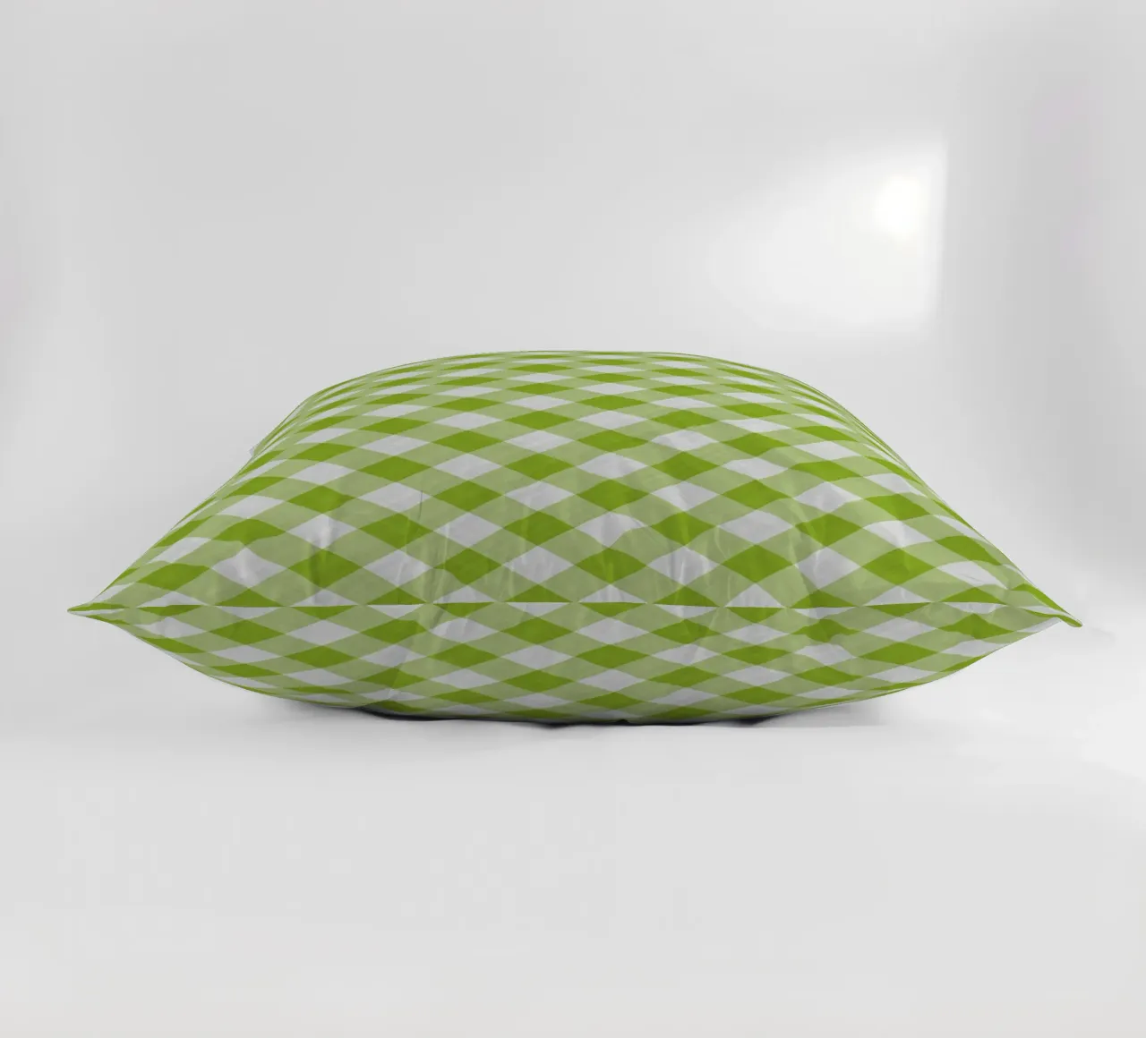 Gingham in verde cuscino da Happy Littles