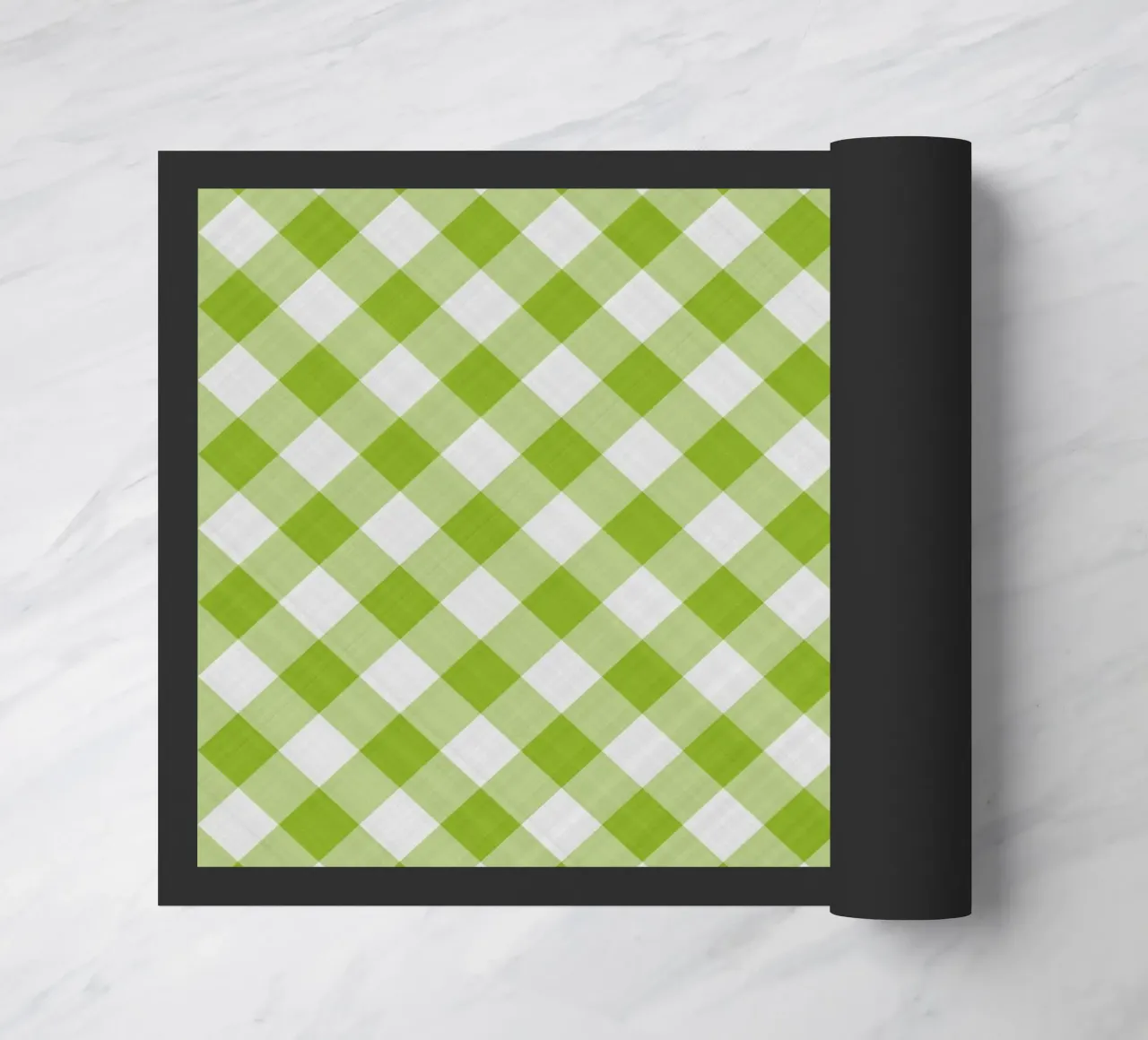 Gingham in verde zerbino da Happy Littles