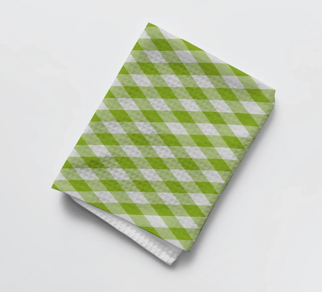 Gingham in verde canovaccio da cucina da Happy Littles