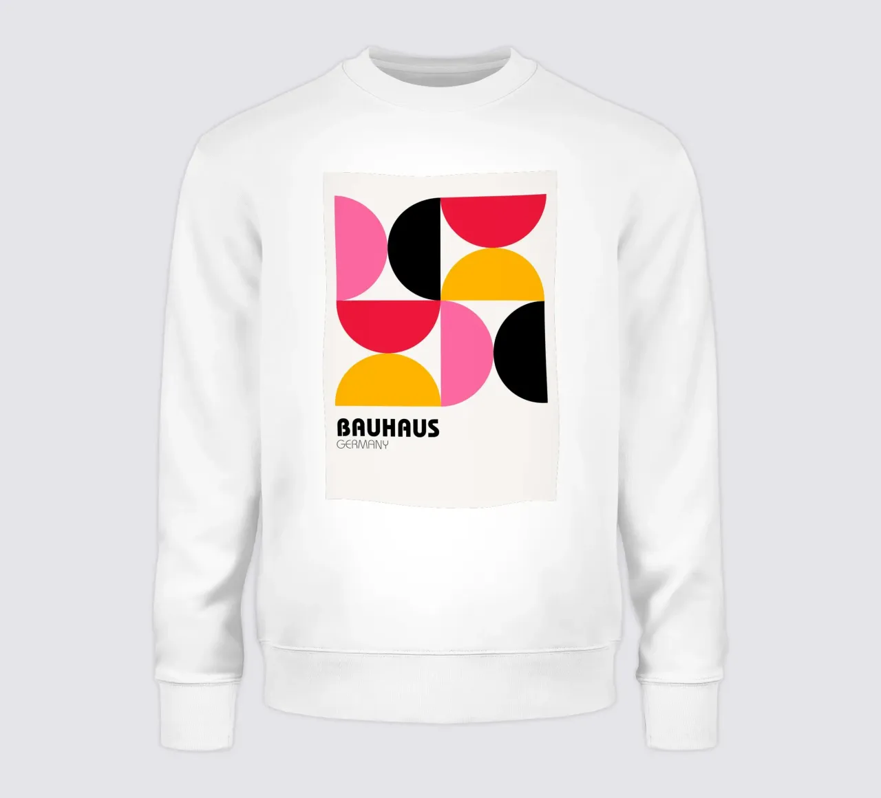 Bauhaus Alemania Pop - Geometric Abstract Art Print sudadera de NorwesClub