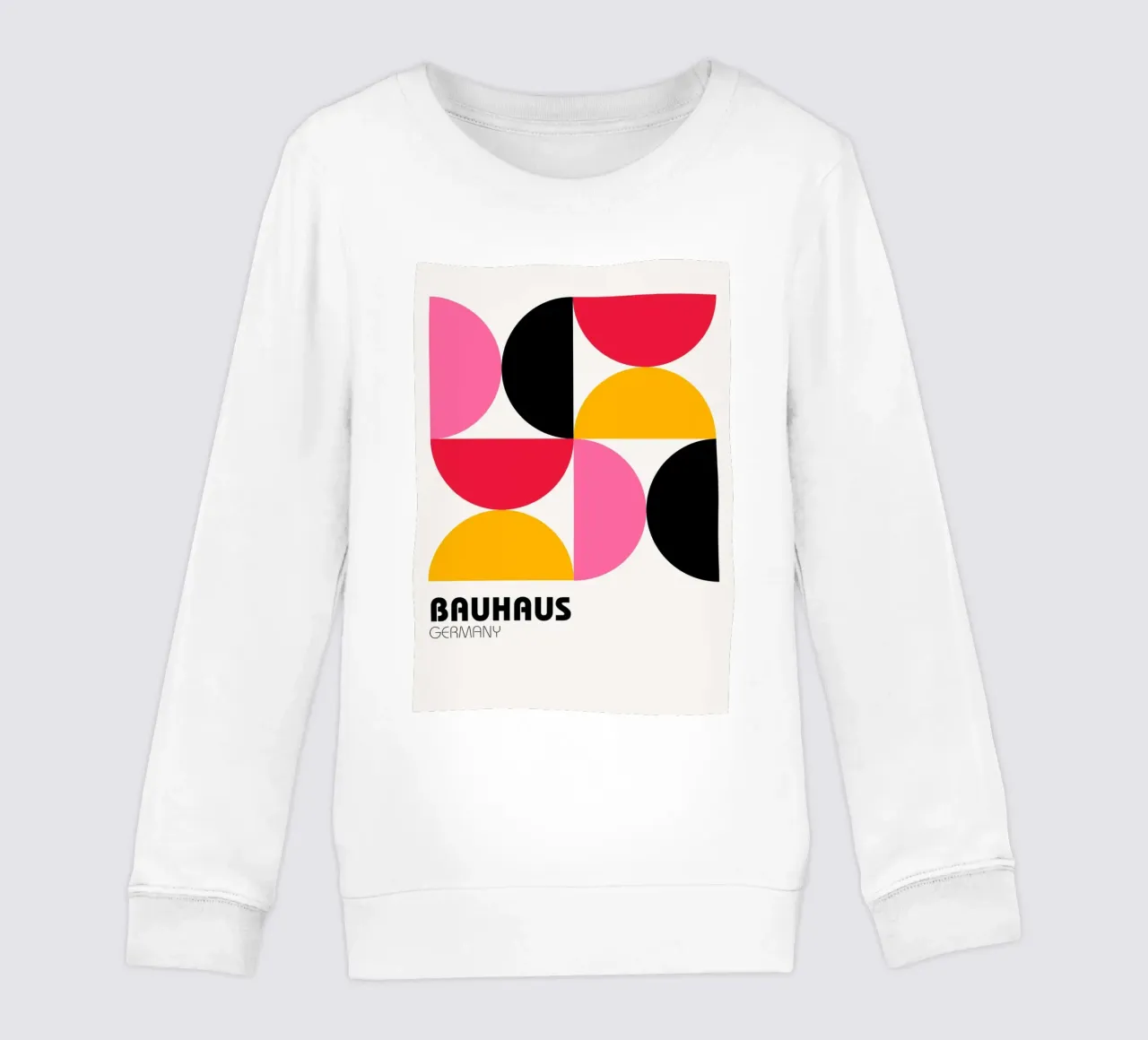 Bauhaus Alemania Pop - Geometric Abstract Art Print sudadera para niño de NorwesClub