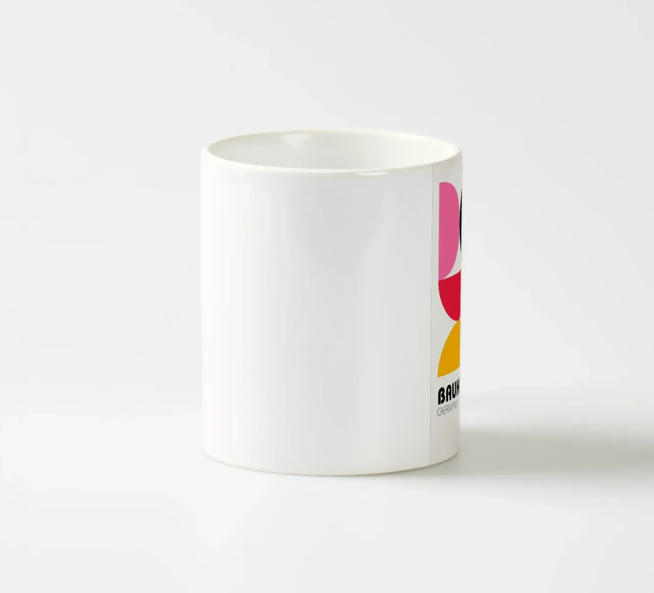 Bauhaus Duitsland Pop - Geometrische abstracte kunstdruk keramische mok van NorwesClub