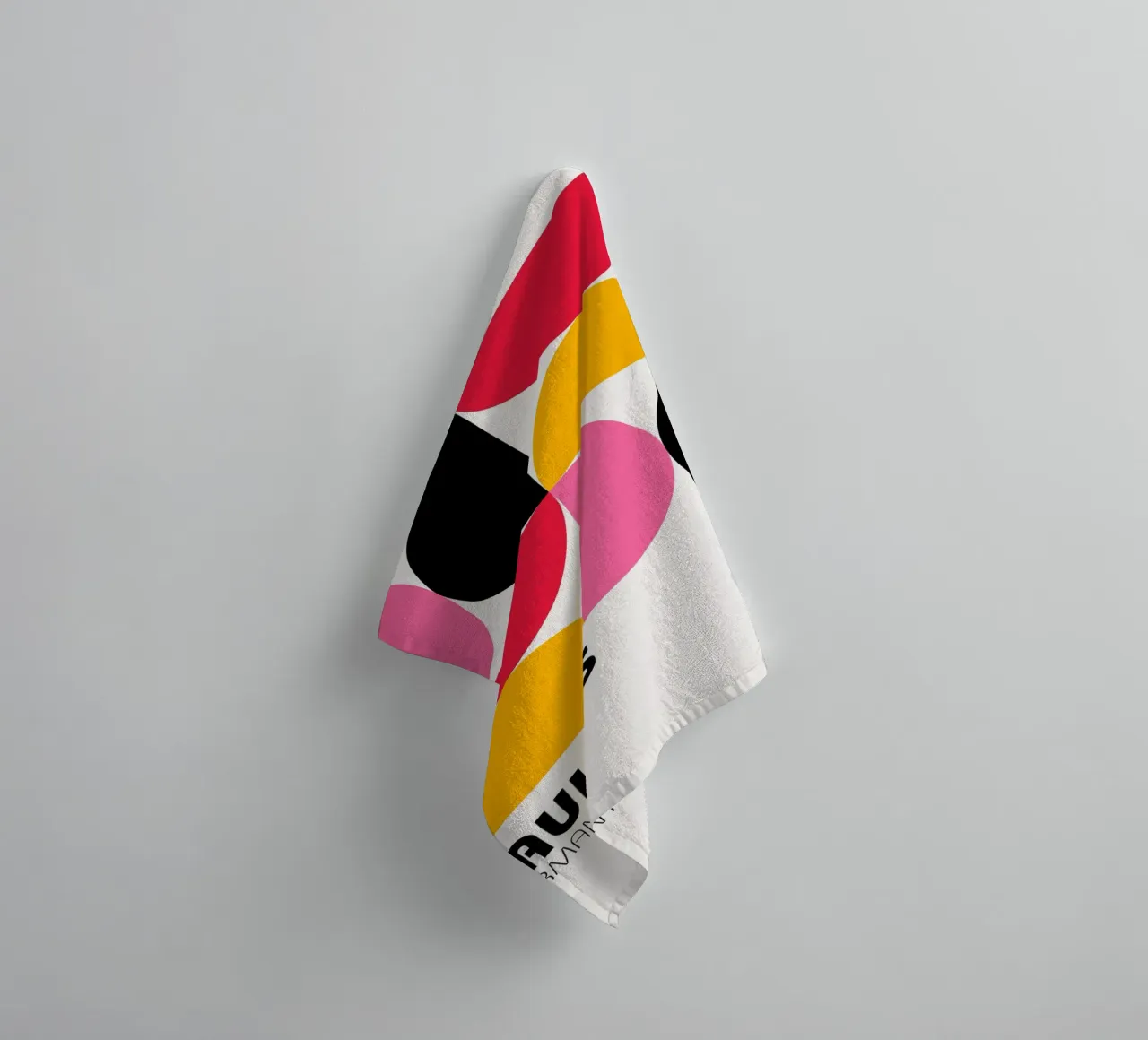Bauhaus Germany Pop - Geometric Abstract Art Print towel by NorwesClub