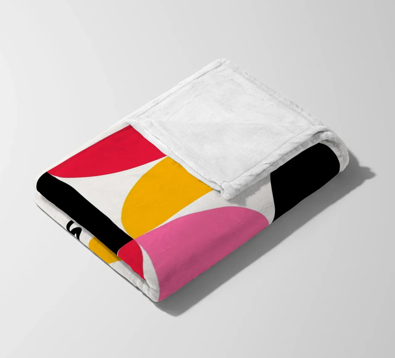 Bauhaus Deutschland Pop - Geometrischer abstrakter Kunstdruck Fleecedecke von NorwesClub