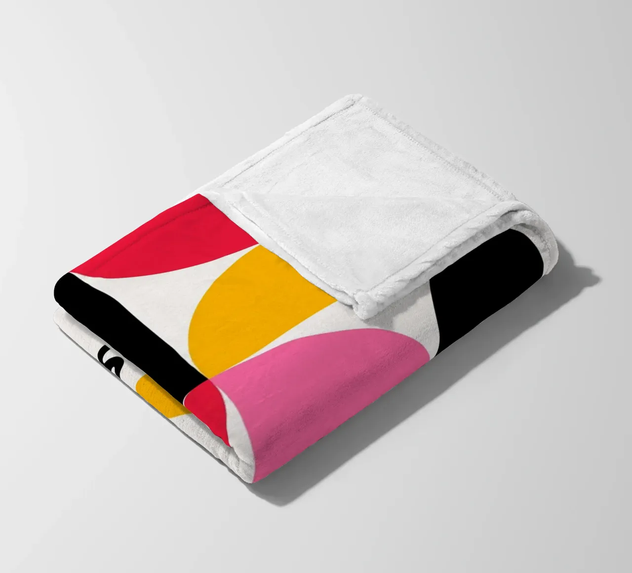 Bauhaus Deutschland Pop - Geometrischer abstrakter Kunstdruck Fleecedecke von NorwesClub