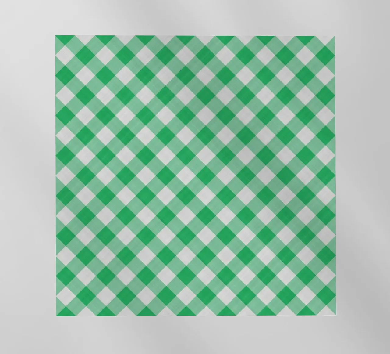 Gingham in verde foglia pellicola backlit da Happy Littles