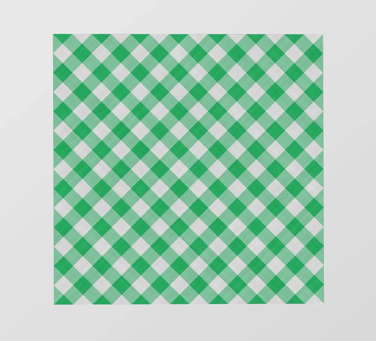 Gingham in Leaf Green photo wallpaper by Happy Littles