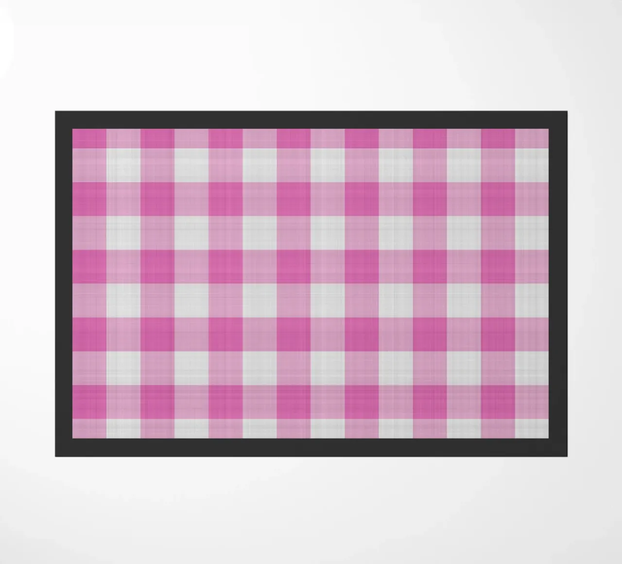 Gingham in rosa grande zerbino da Happy Littles