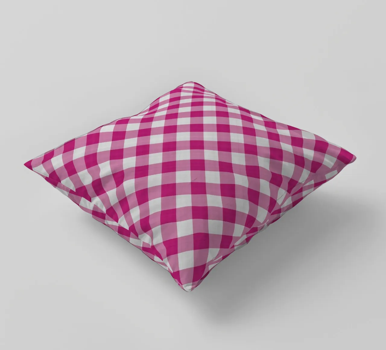 Gingham in rosa cuscino da Happy Littles