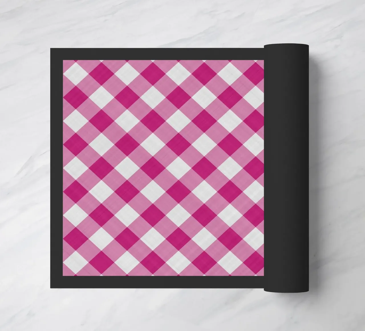 Gingham in rosa zerbino da Happy Littles