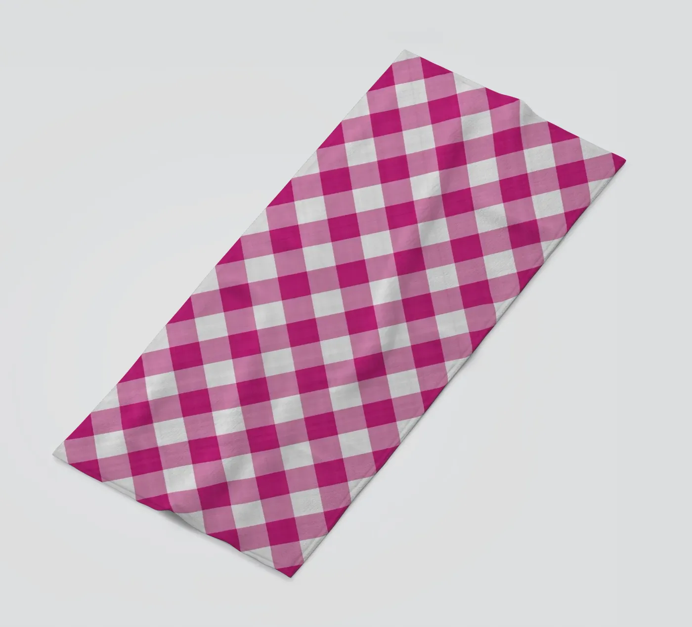 Gingham in rosa telo mare da Happy Littles