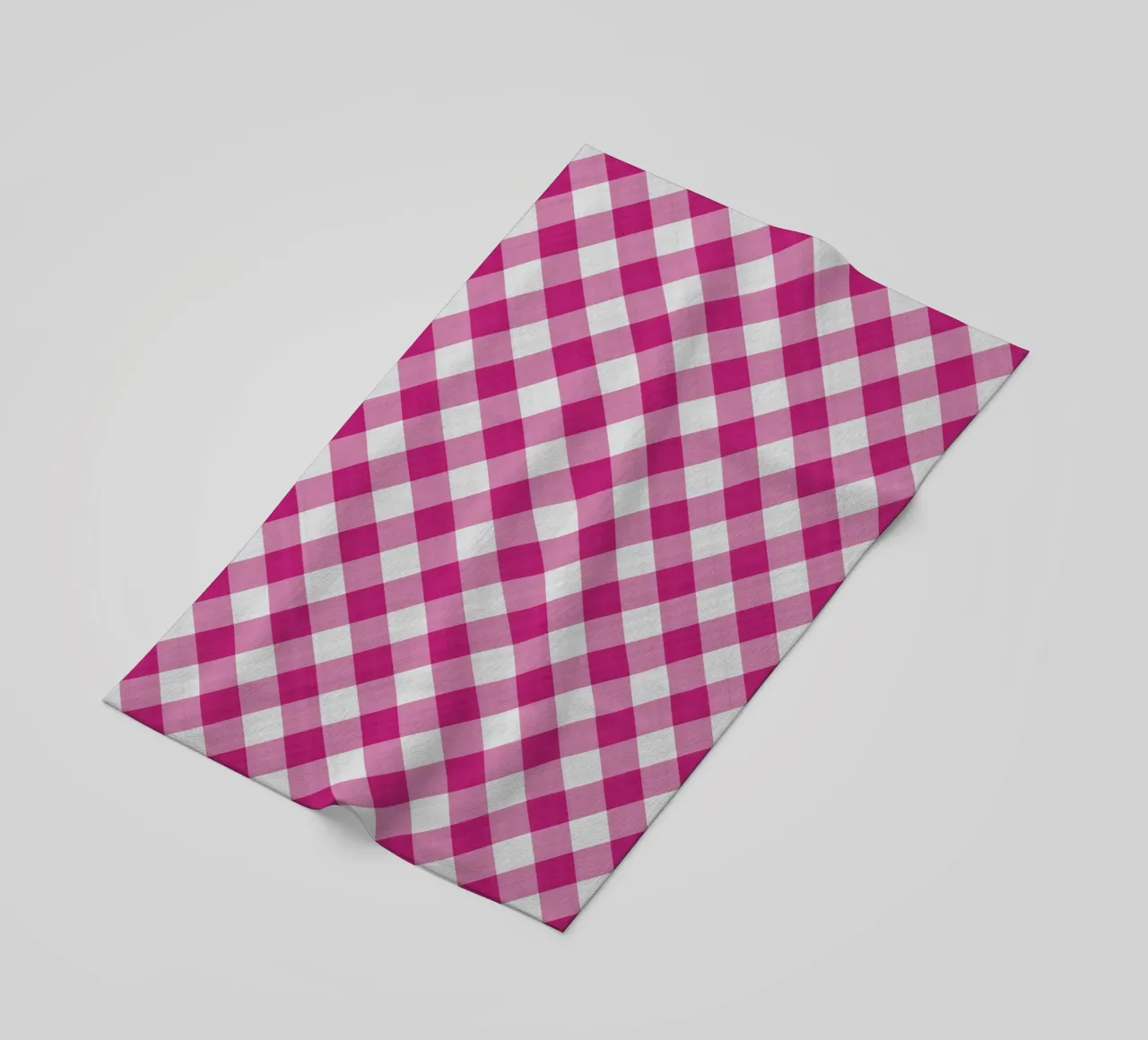 Gingham in rosa telo mare da Happy Littles