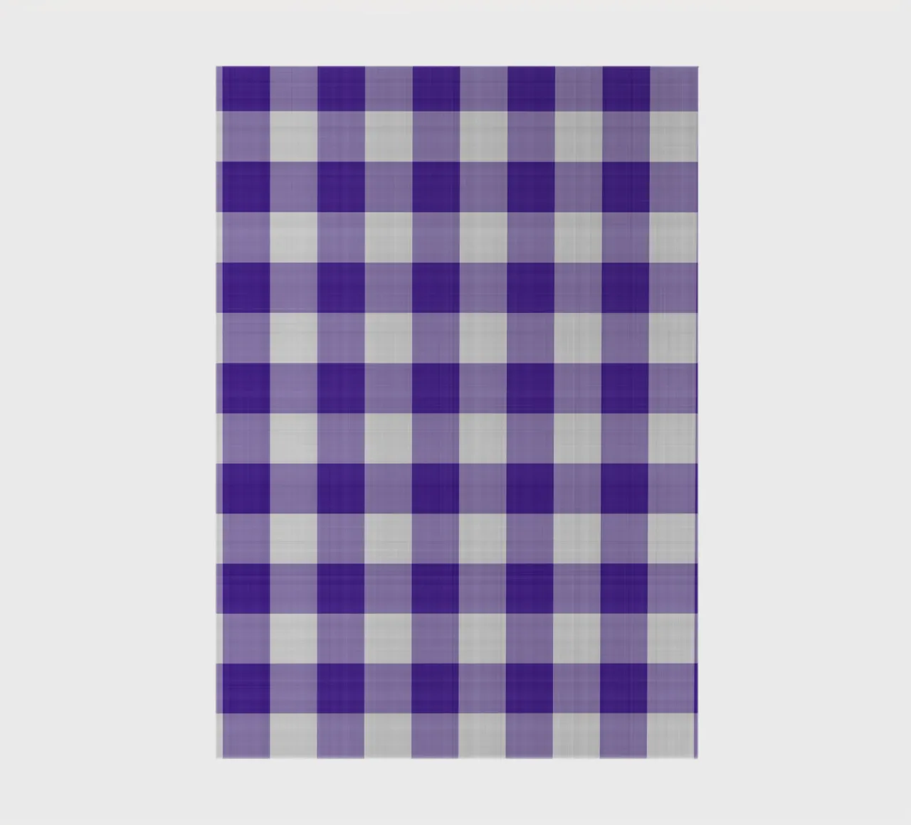 Gingham in Purple Large notebook by Happy Littles